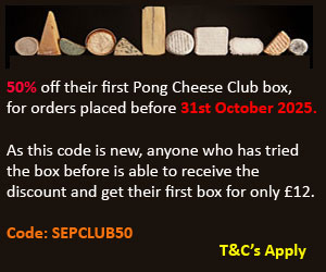 50% off for your first Pong Cheese Club box - Business Horizon